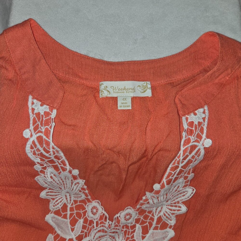 Suzanne Betro - Weekend - Coral Tunic - Picture 6 of 6